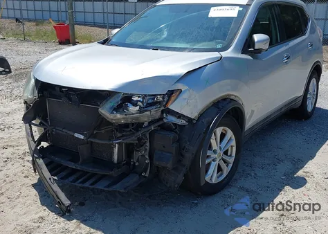 2014 Nissan Rogue Sv из США, поврежденный, VIN 5N1AT2MT9EC765138